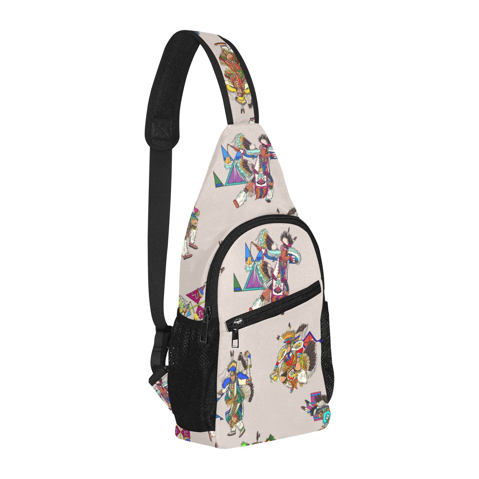 Men's Fancy Dancers Muslin Chest Bag