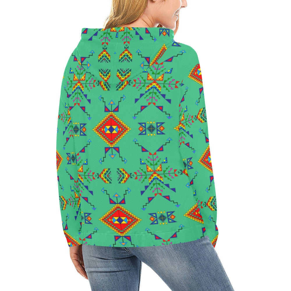 Buffalo Jump Sage Hoodie for Women (USA Size)