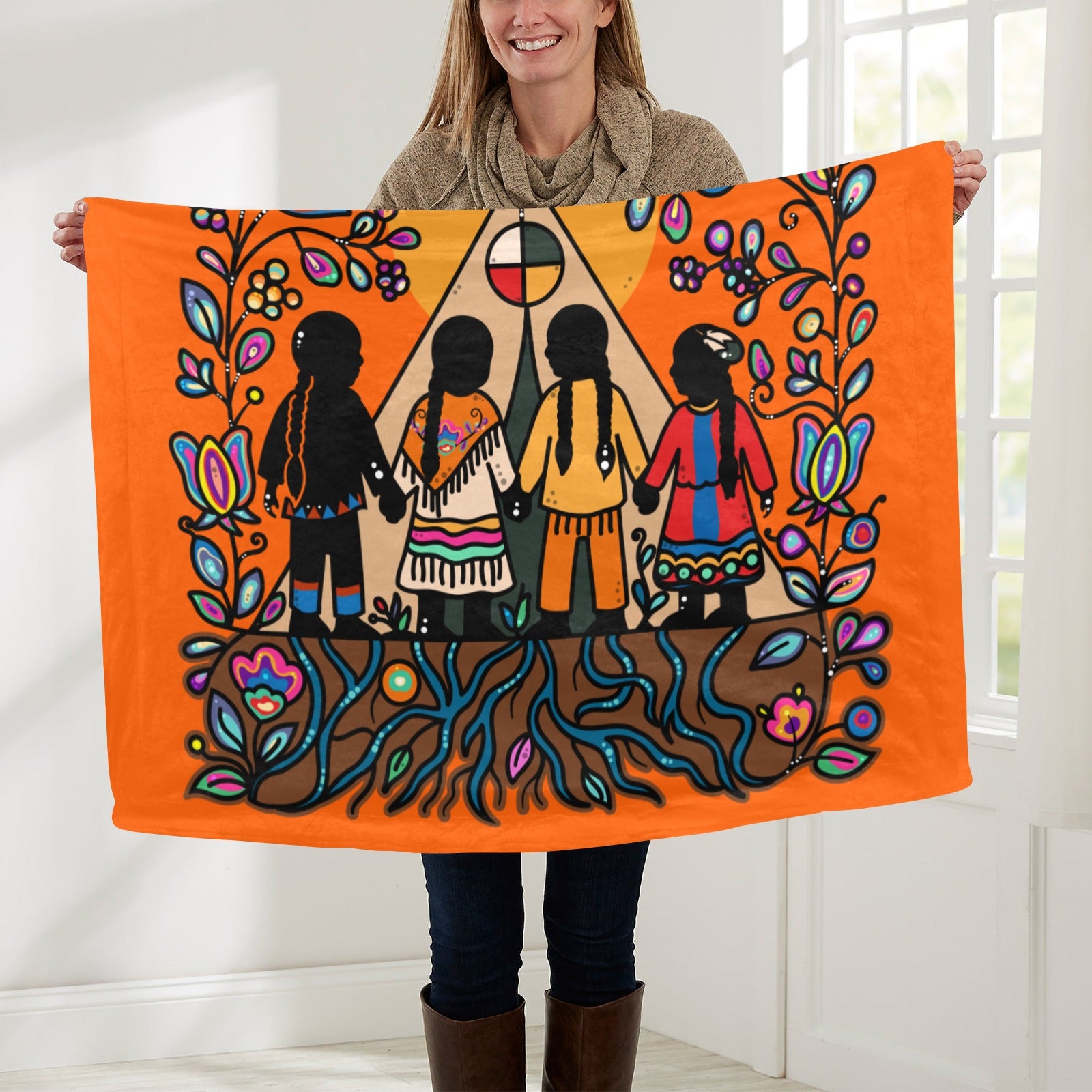 Rooted in Culture Baby Blanket 30"x40"