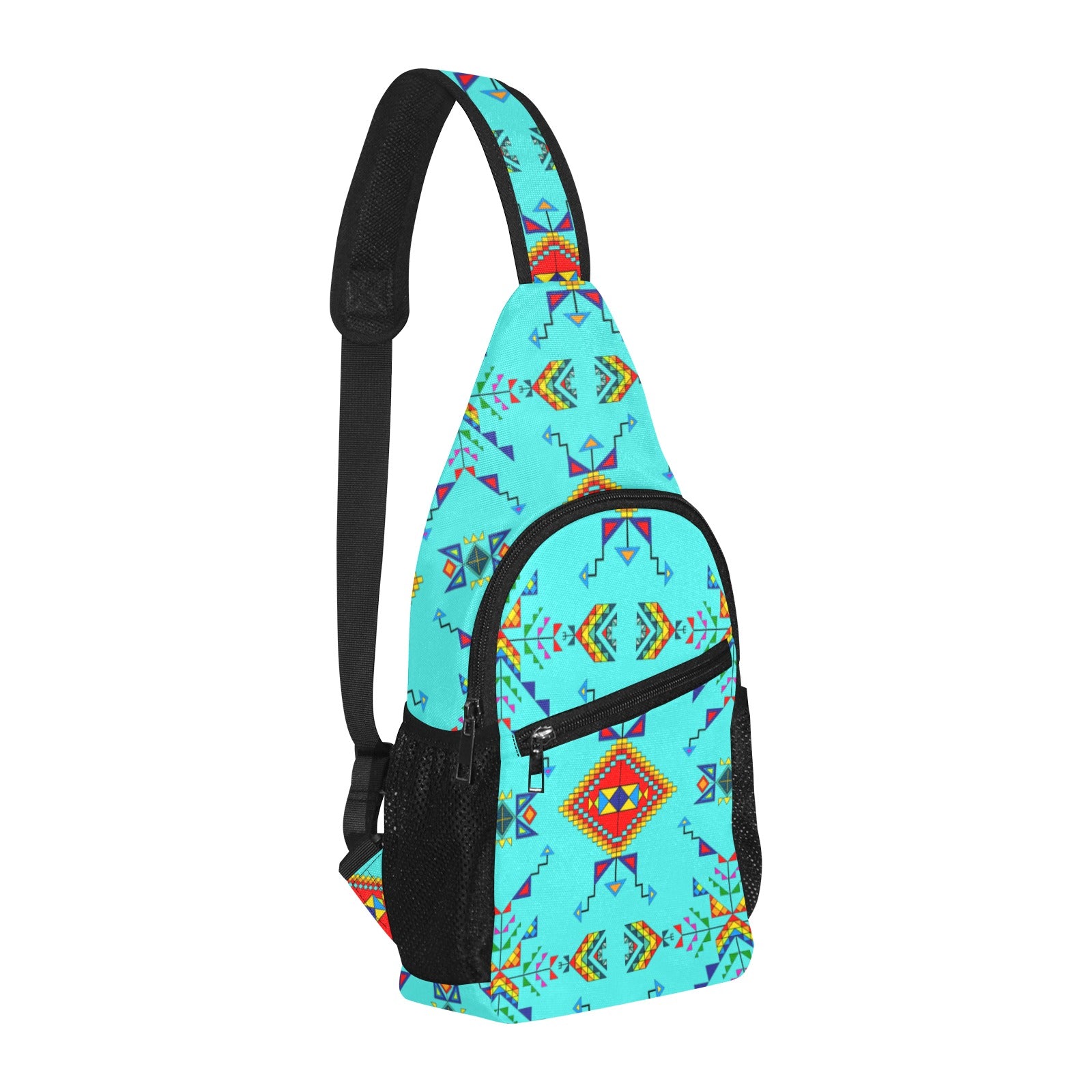 Buffalo Jump Turquoise Chest Bag