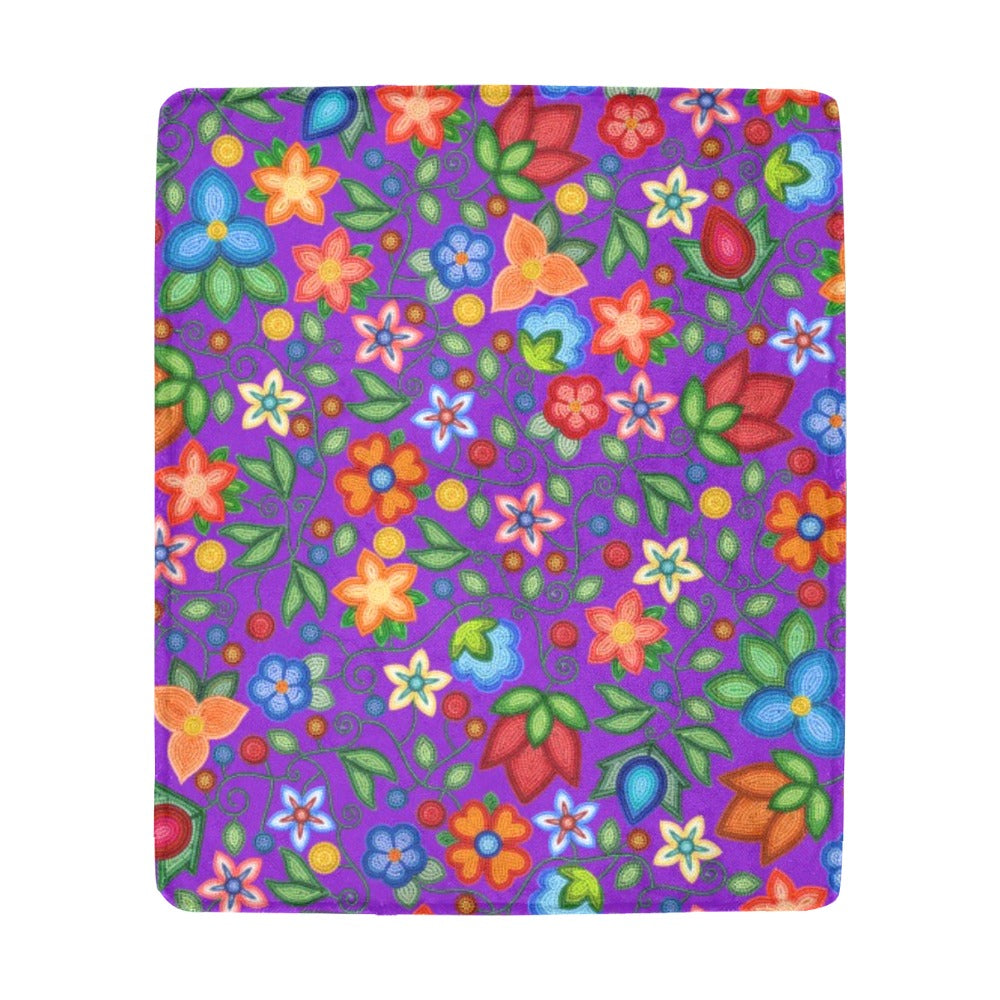 Morning Harmony Purple Ultra-Soft Micro Fleece Blanket 50"x60"
