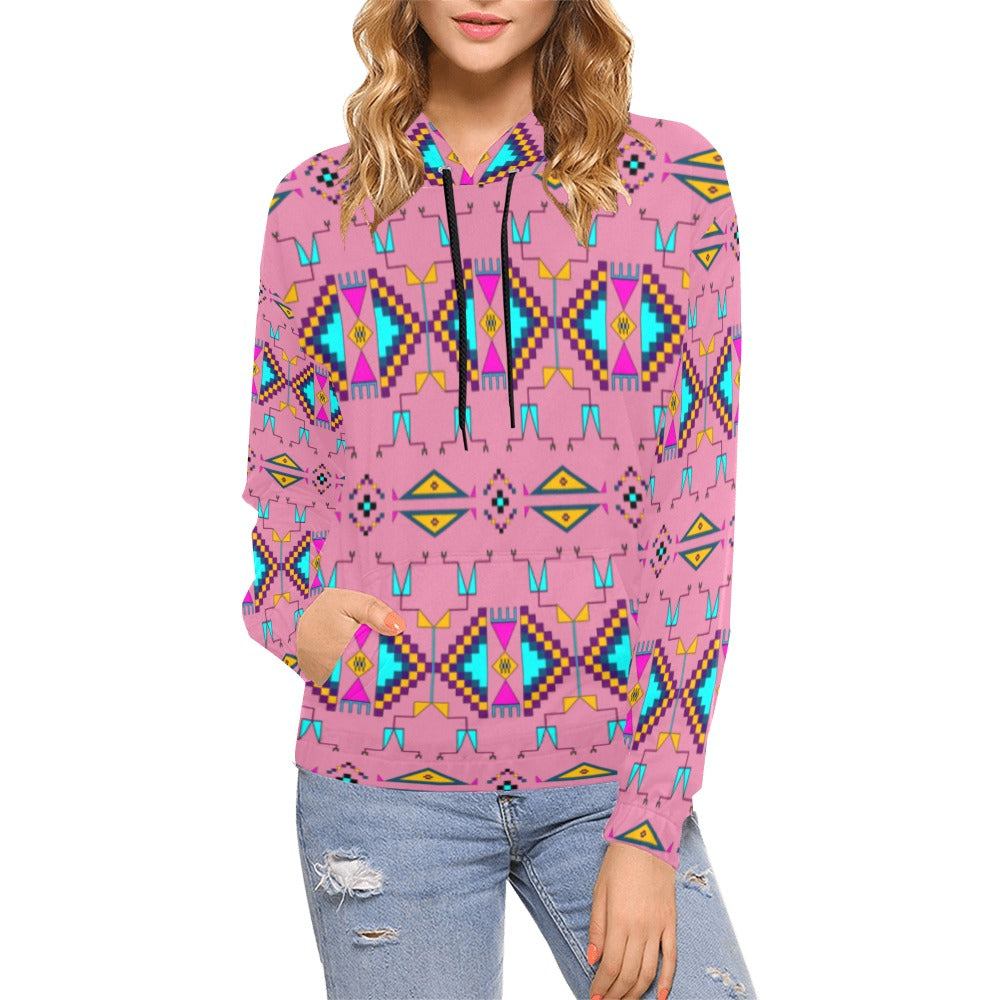 Rite of Passage Pink Hoodie for Women (USA Size)