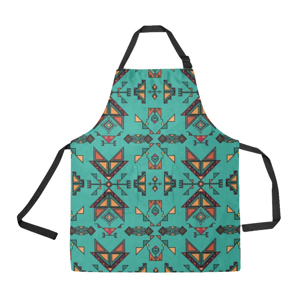 Arrow dawn Turquoise Apron