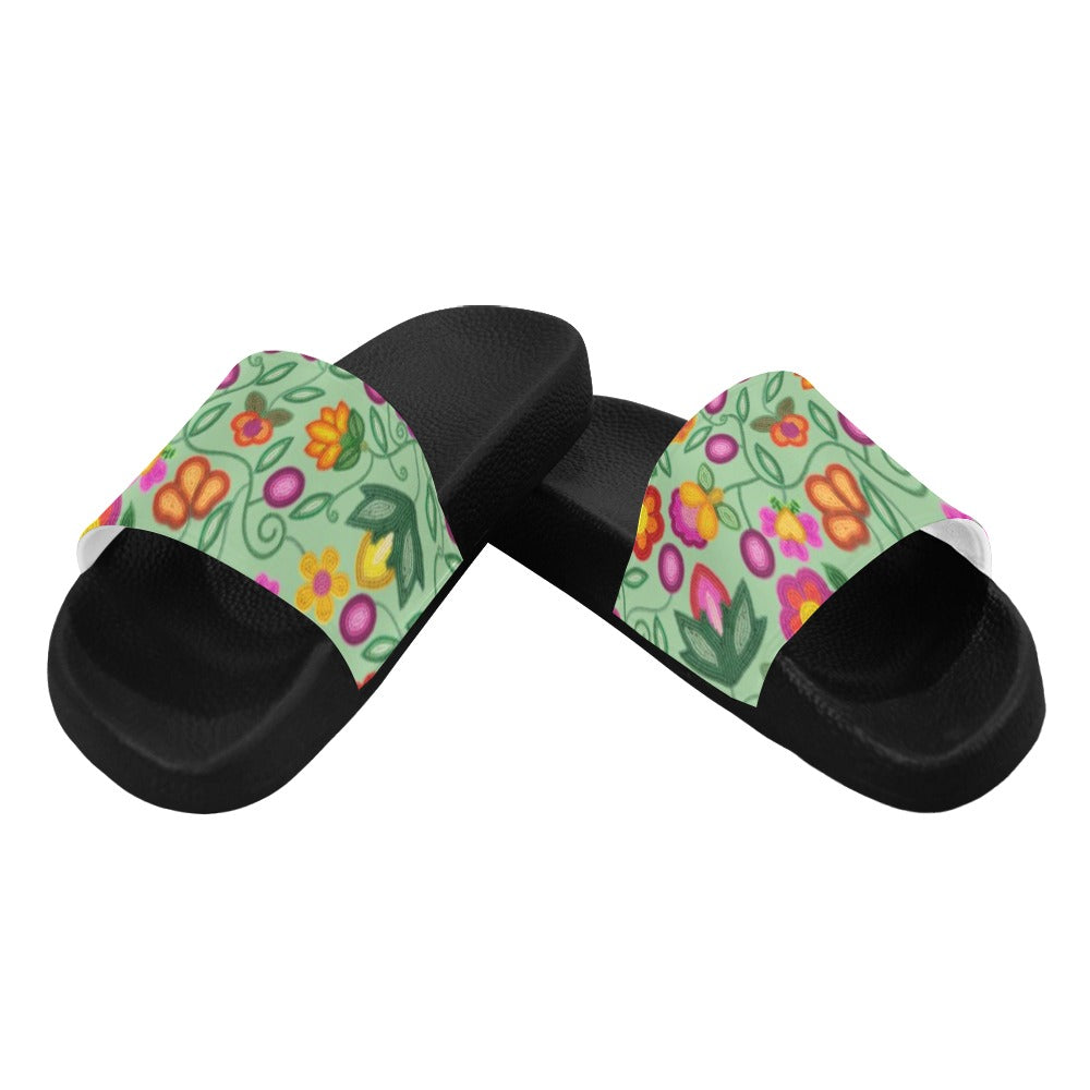 Boreal Bounty Green Men's Slide Sandals