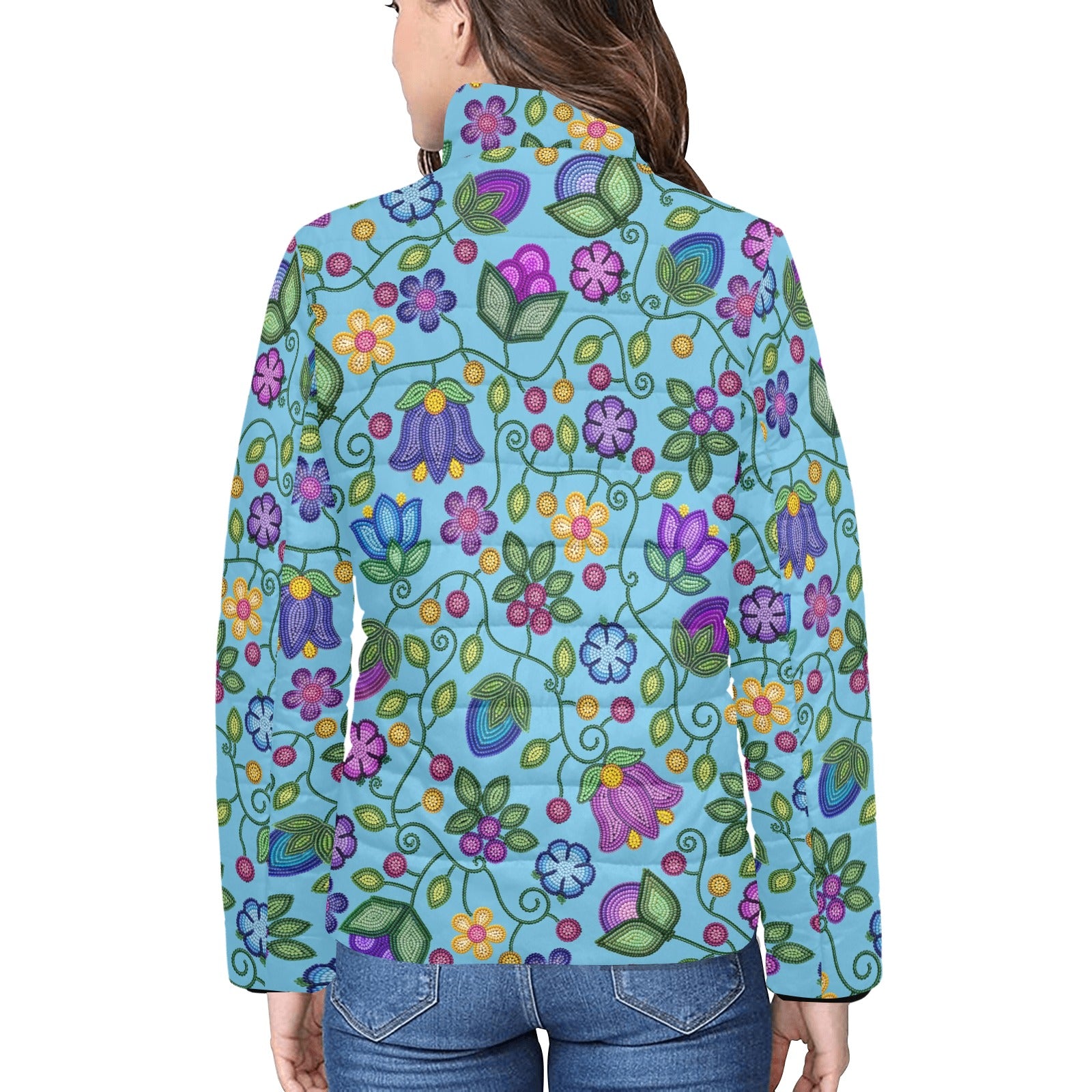 Bloom Uplift Sky Women's Stand Collar Padded Jacket