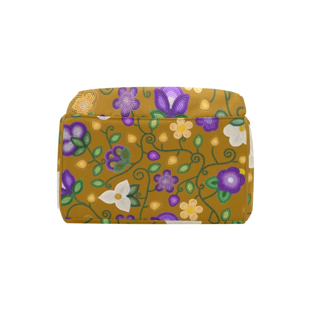 Midnight Moss Bloom Toffee Multi-Function Diaper Backpack/Diaper Bag