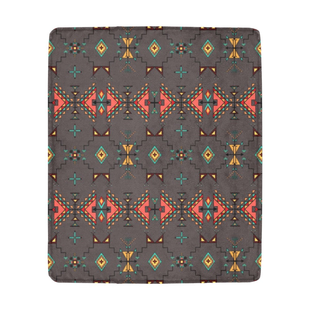 Thunder Flight Gray Ultra-Soft Micro Fleece Blanket 50"x60"