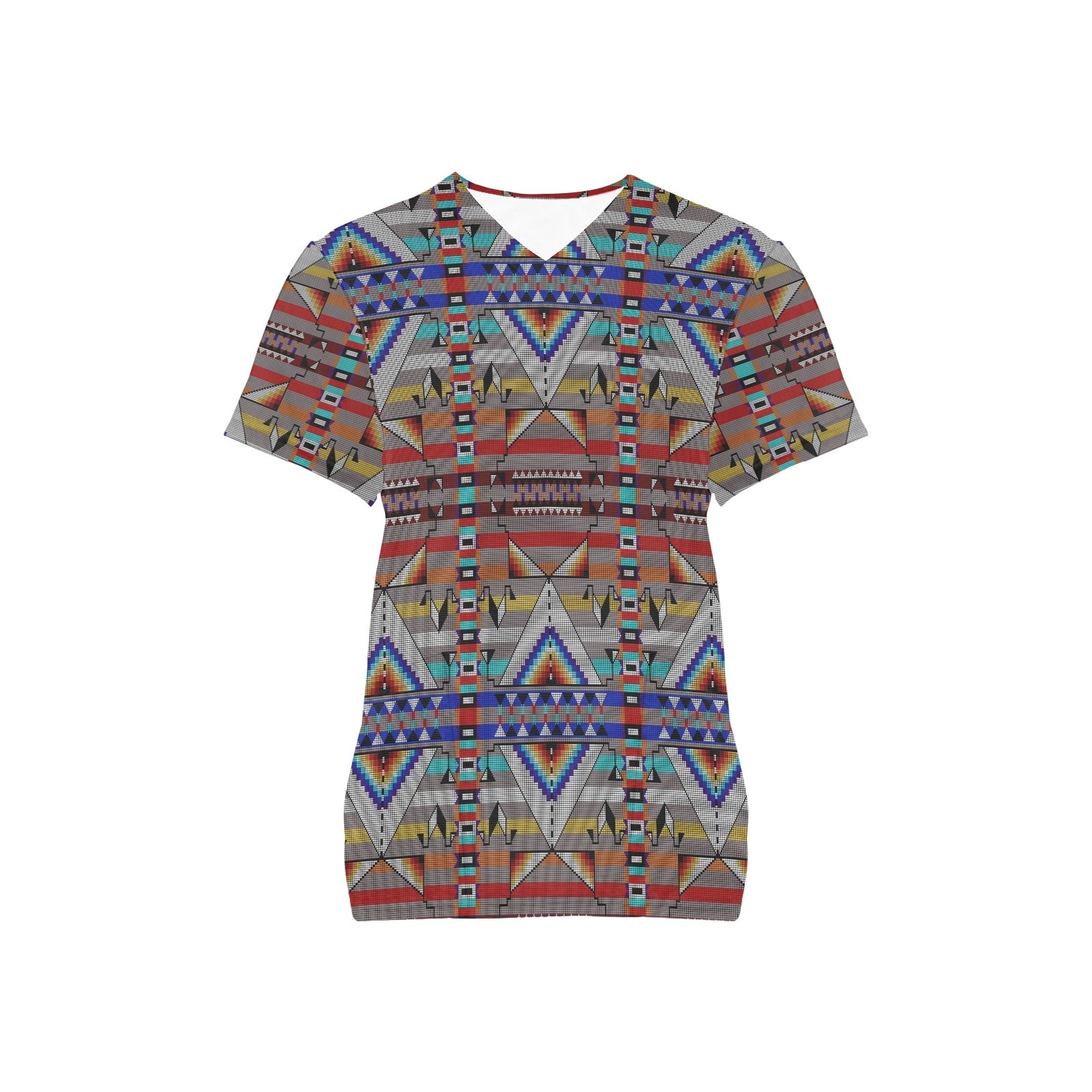 Medicine Blessing Grey Scrub Top