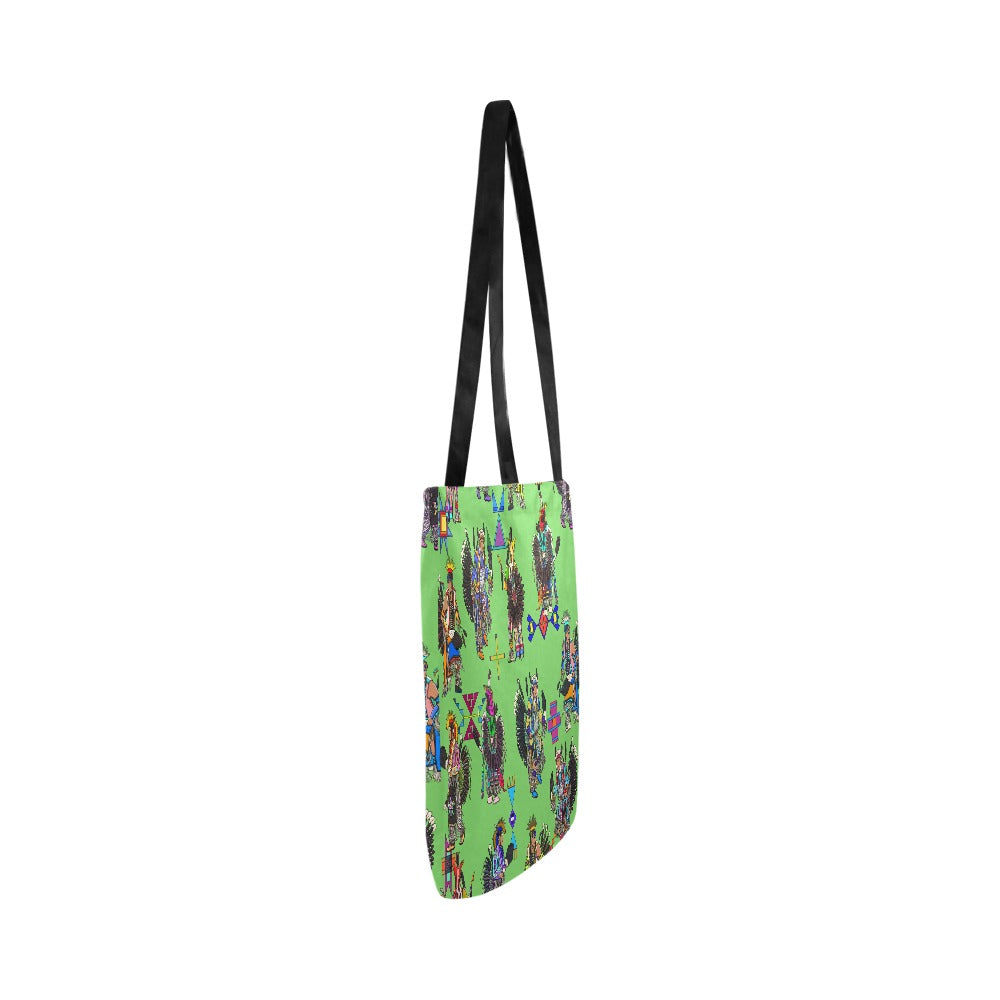 Men's Tradish Dancers Grass Reusable Shopping Bag (Two sides)