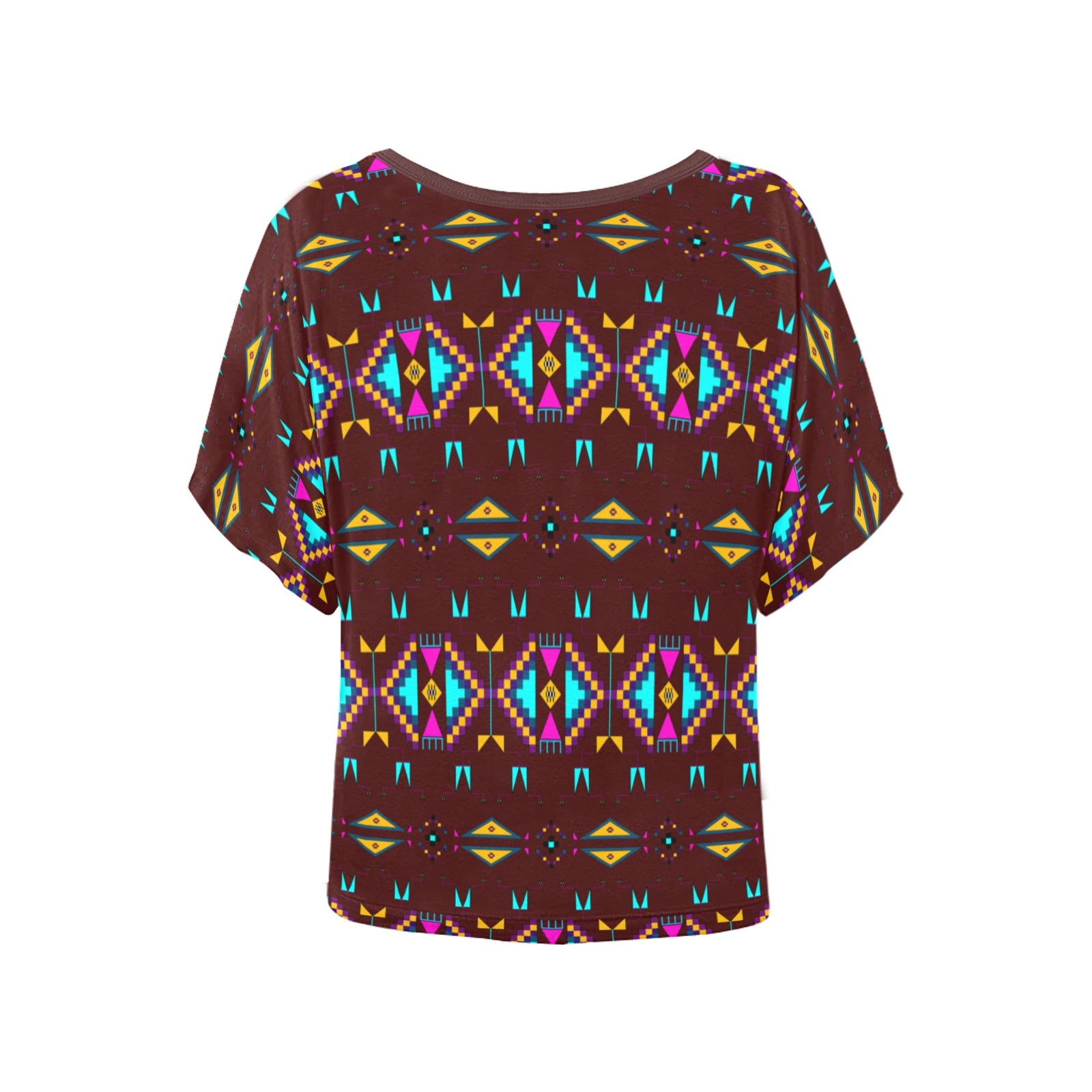 Rite of Passage Pemmican Berry Women's Batwing-Sleeved Blouse T shirt
