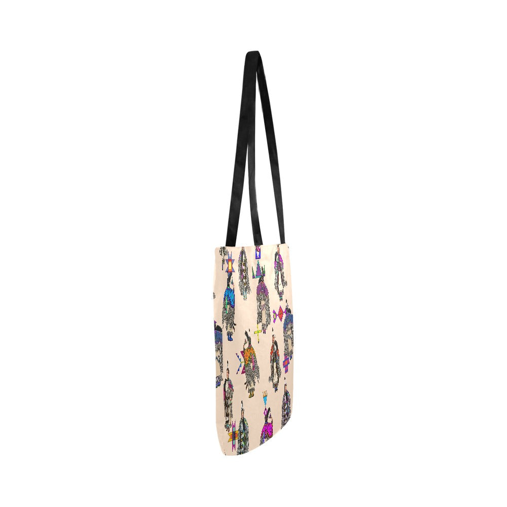 Women's Tradish Dancers  Muslin Reusable Shopping Bag (Two sides)