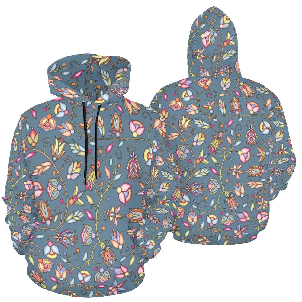 Buffalo Bloom Rainstorm Hoodie for Women (USA Size)