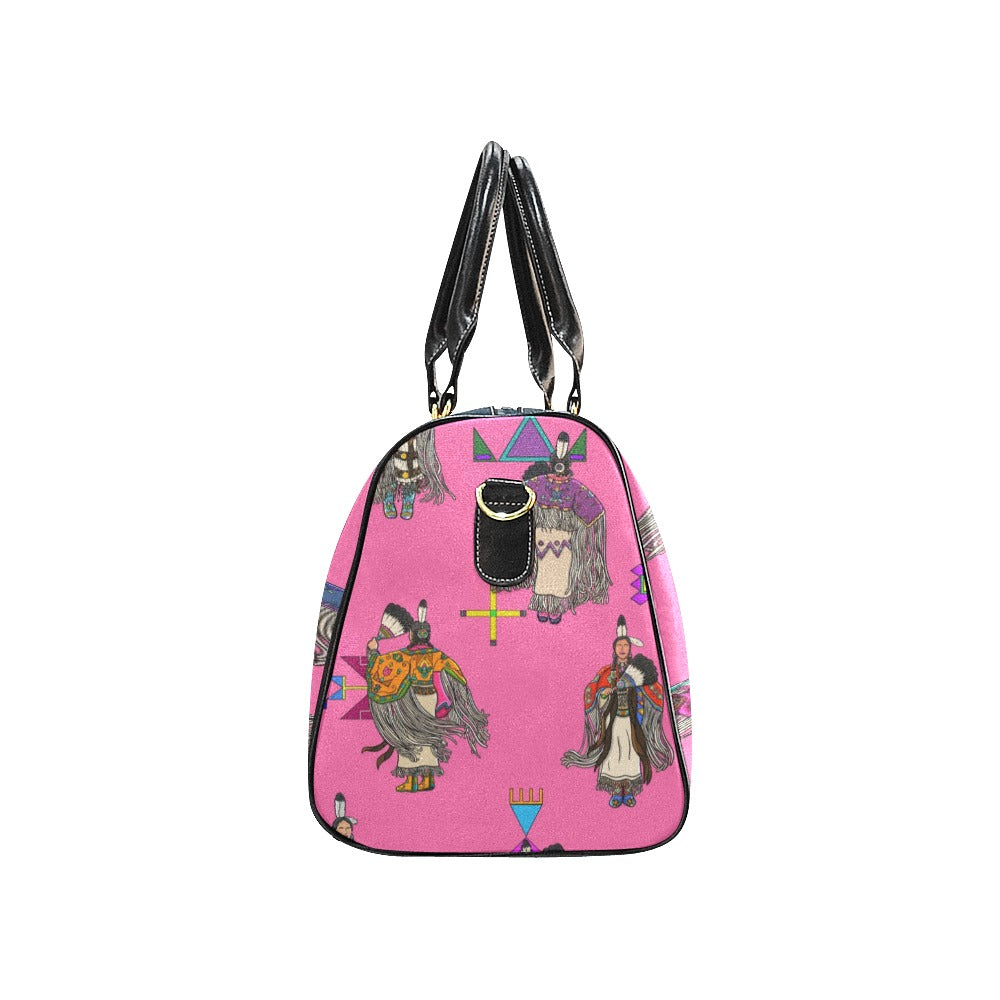Women's Tradish Dancers Pink Waterproof Travel Bag/Small