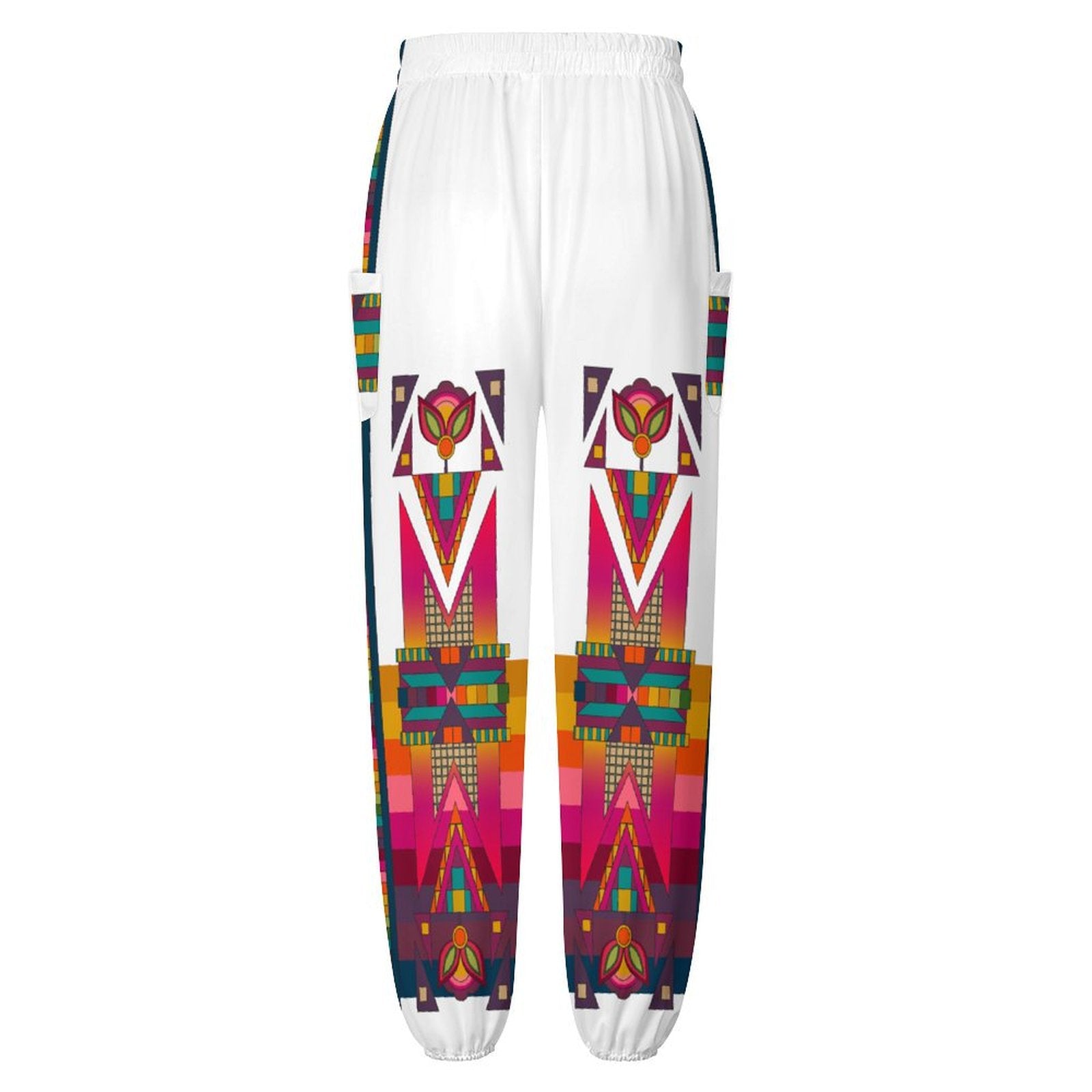 Wind Trail White Ribbon Joggers