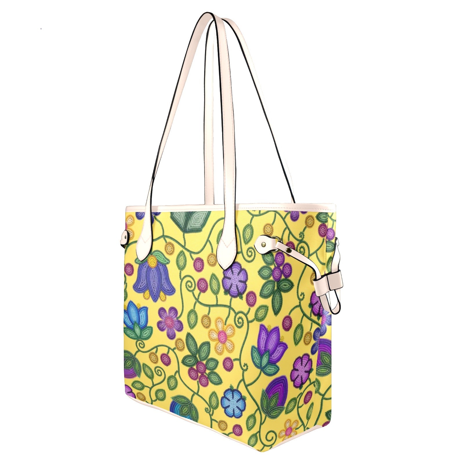 Bloom Uplift Yellow Clover Canvas Tote Bag