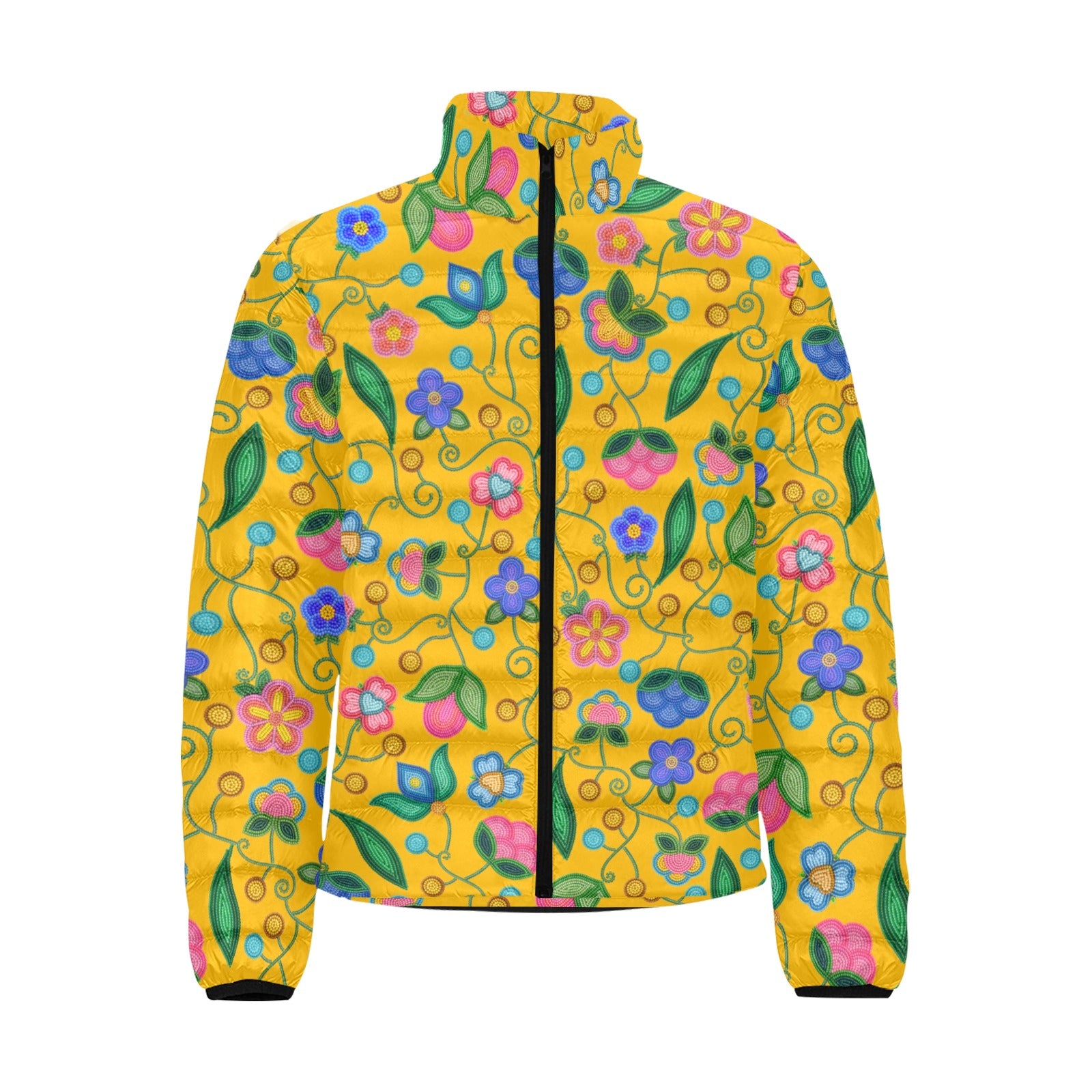 Skyberry Serenade Yellow Men's Padded Jacket