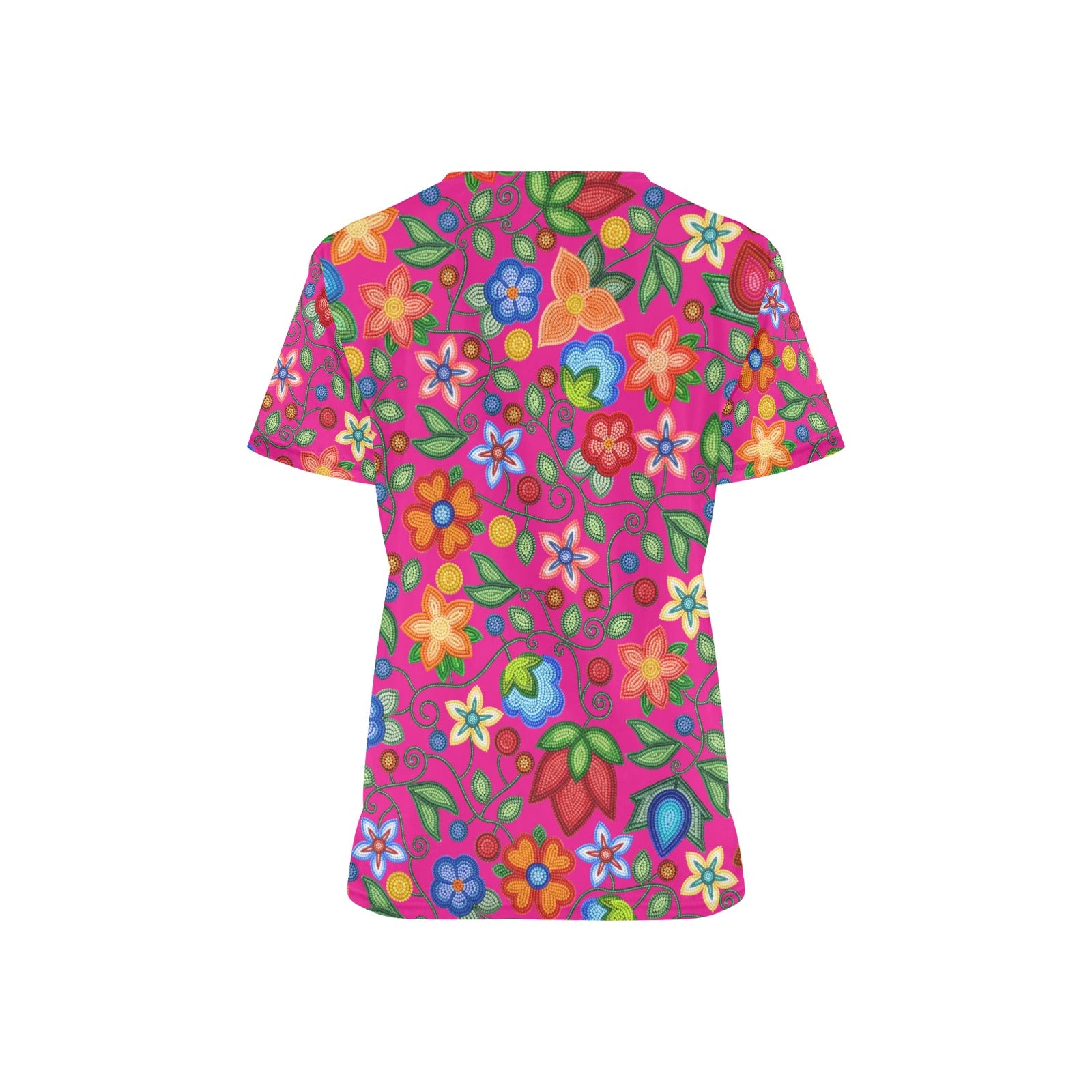 Morning Harmony Pink Scrub Top