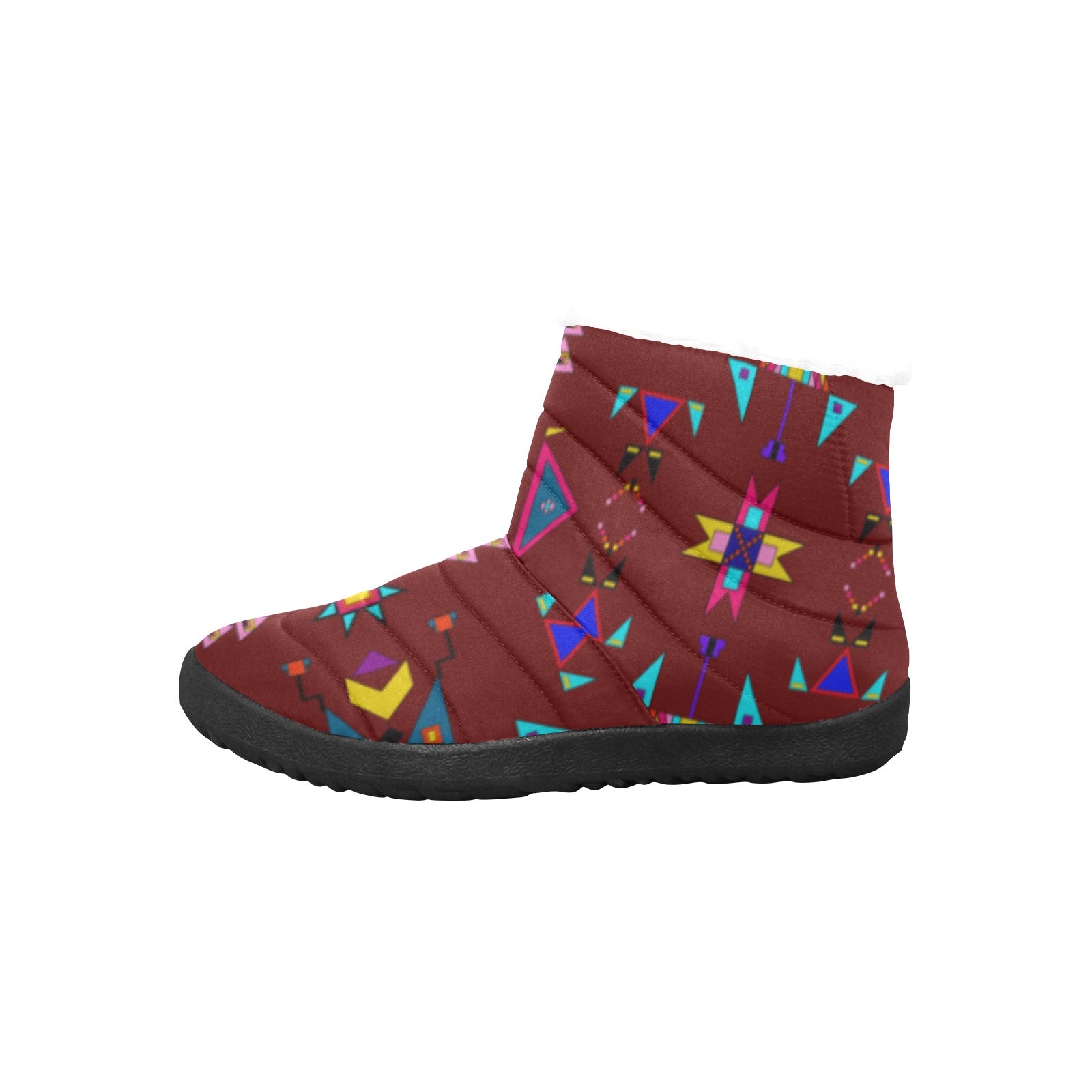 Enemy Territory Dark Maroon Women's Padded Winter Boot