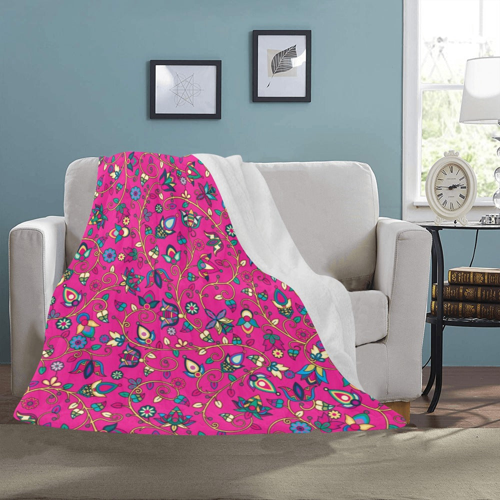 Thorny Path Pink Ultra-Soft Micro Fleece Blanket 50"x60"