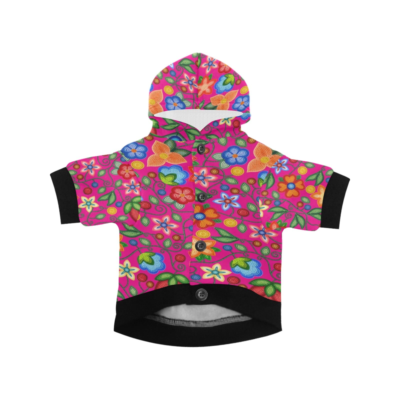 Morning Harmony Pink Pet Dog Hoodie