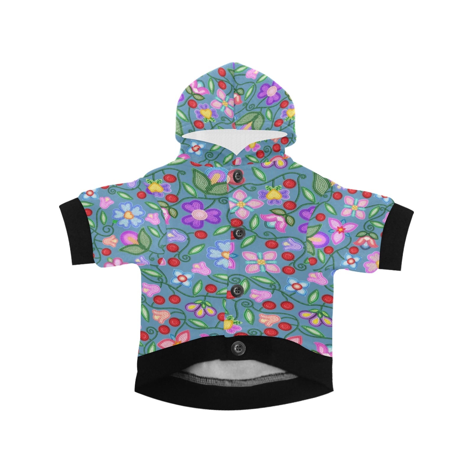 Petal Harmony River Pet Dog Hoodie