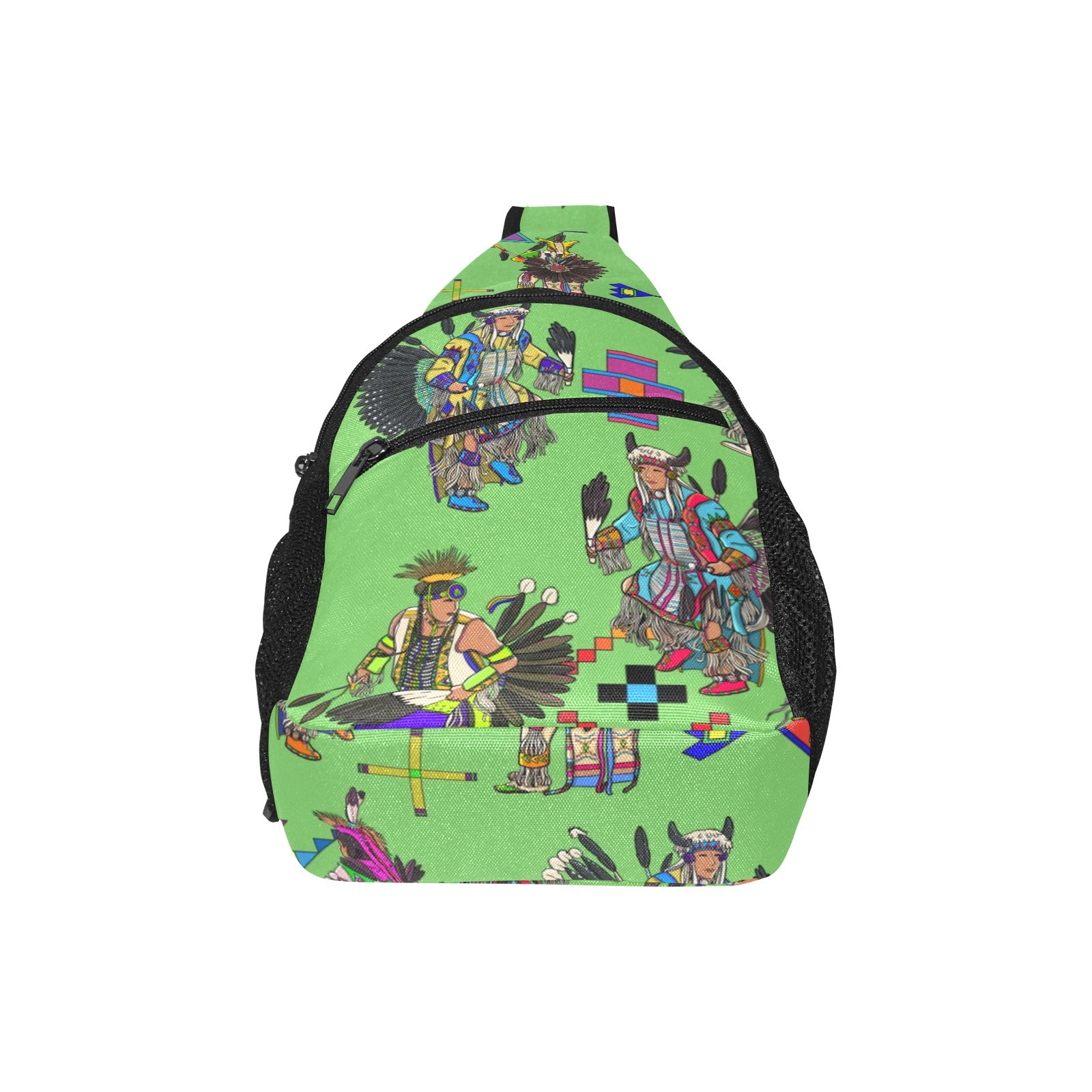 Men's Tradish Dancers Grass Chest Bag
