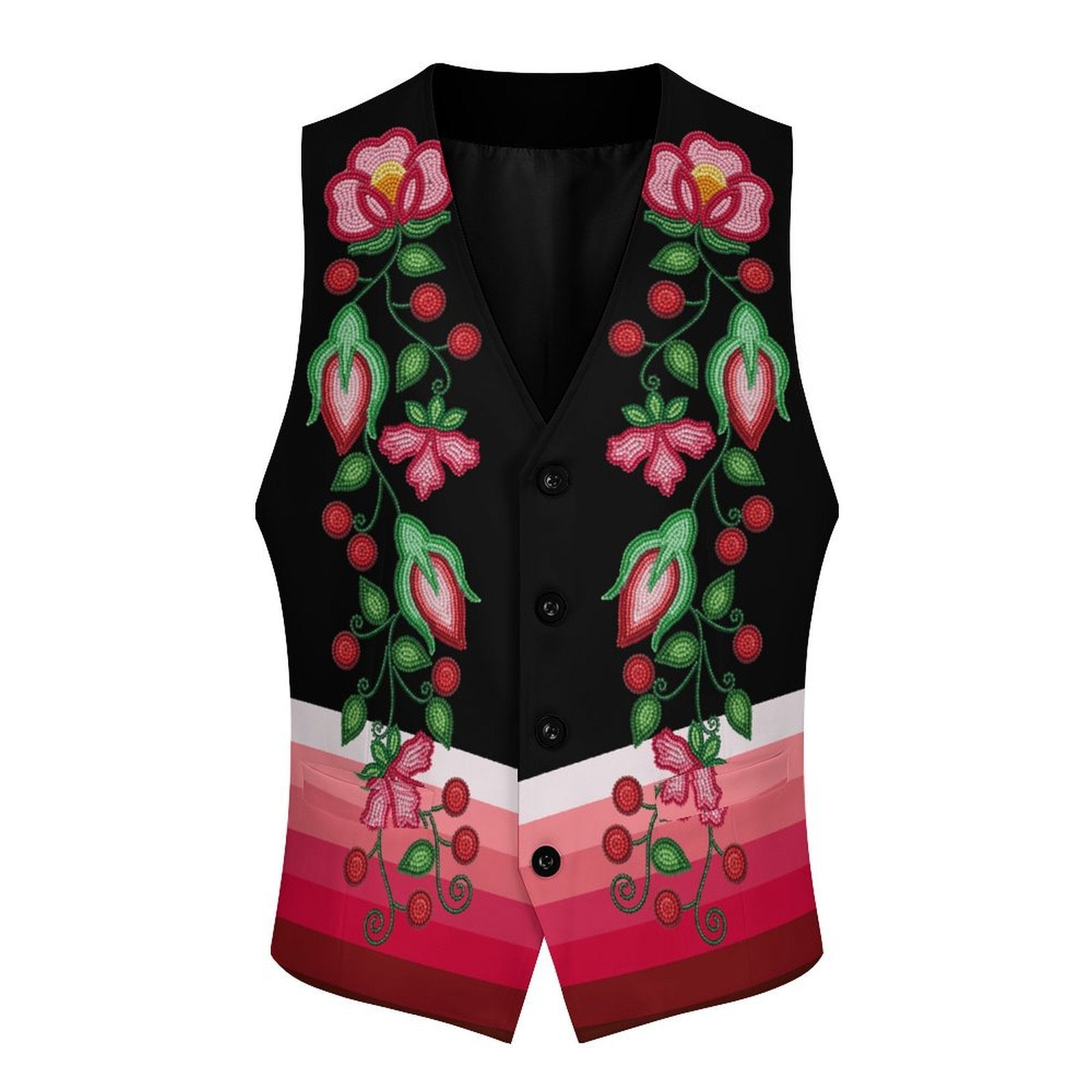 Rose Reverie Women's Sleeveless Suit Vest