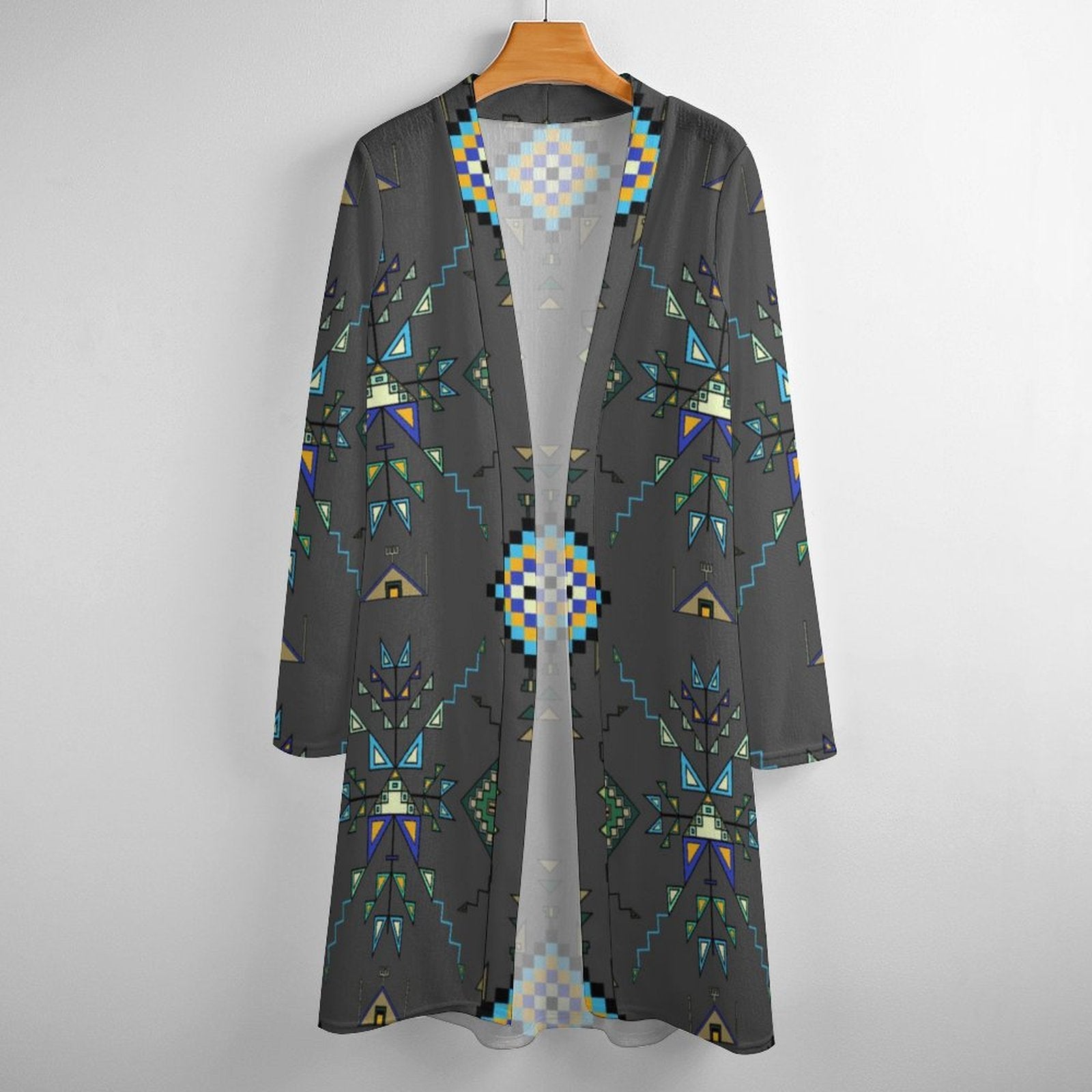 Bear Shield Dark Gray Cardigan