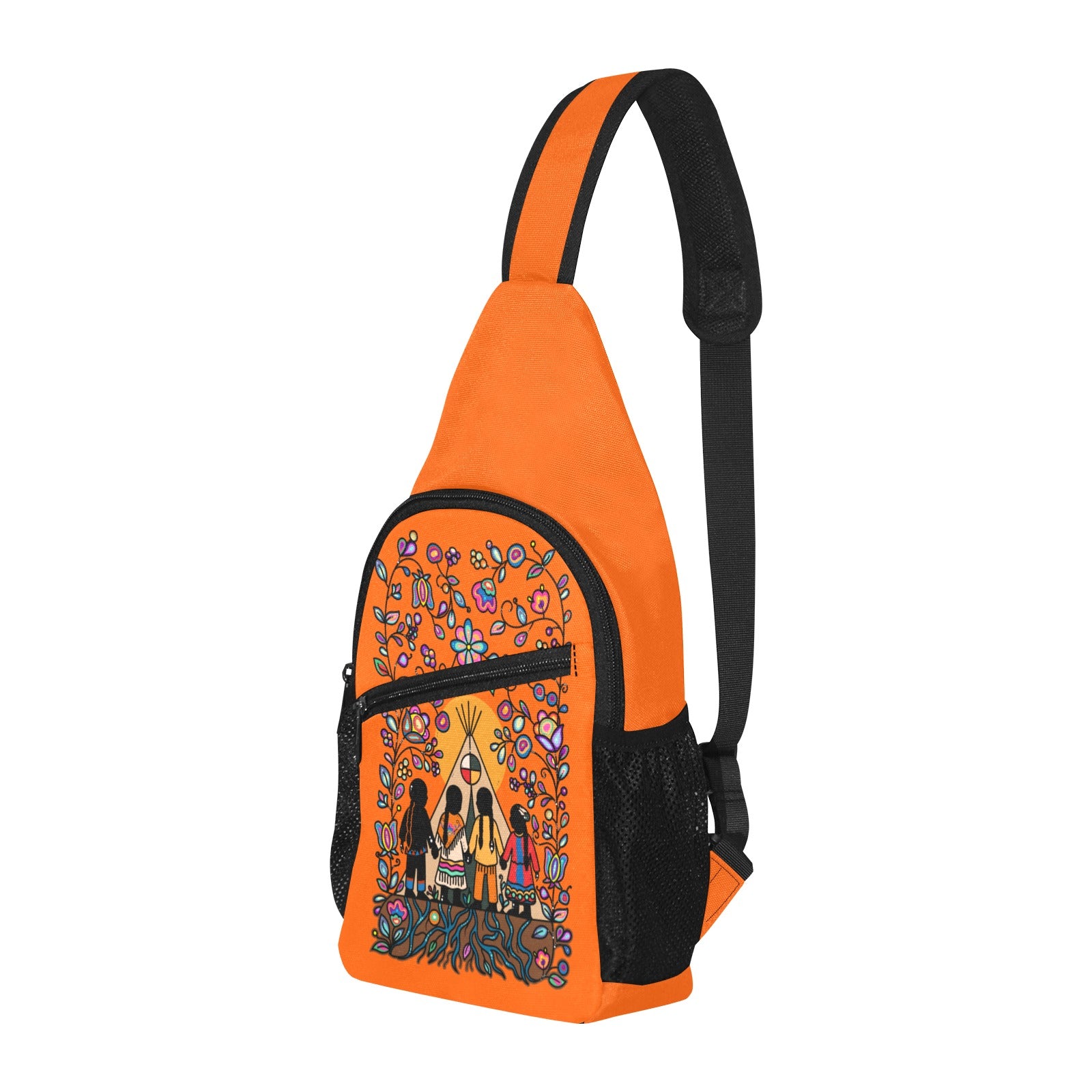 Rooted in Culture All Over Print Chest Bag