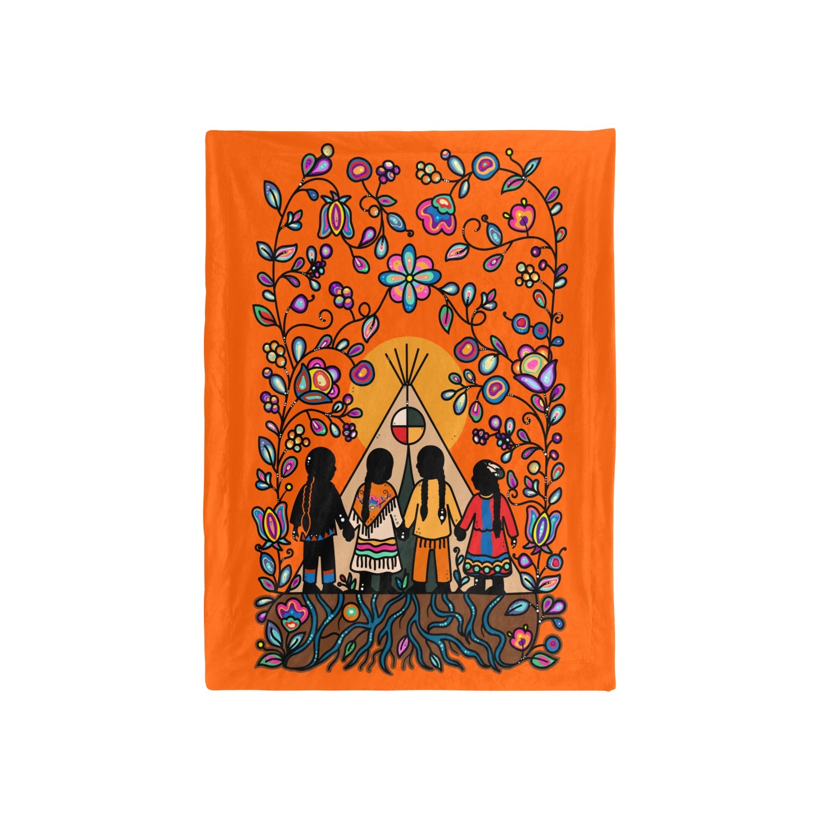 Rooted in Culture Style-02 Baby Blanket 40"x50"