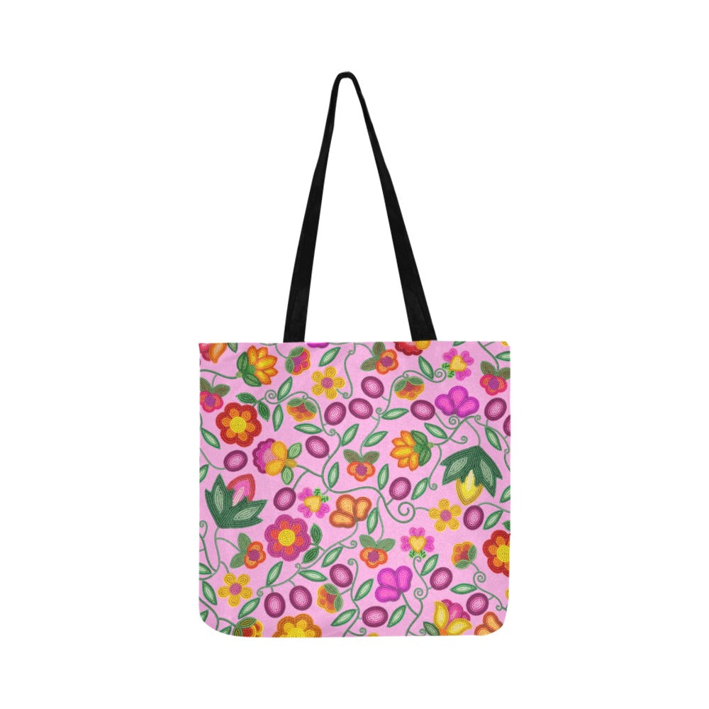 Boreal Bounty Pink Reusable Shopping Bag (Two sides)