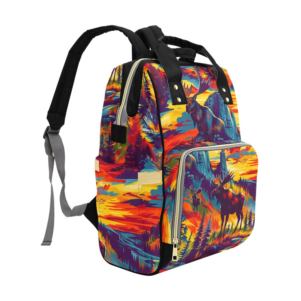 Mighty Moose Multi-Function Diaper Backpack/Diaper Bag