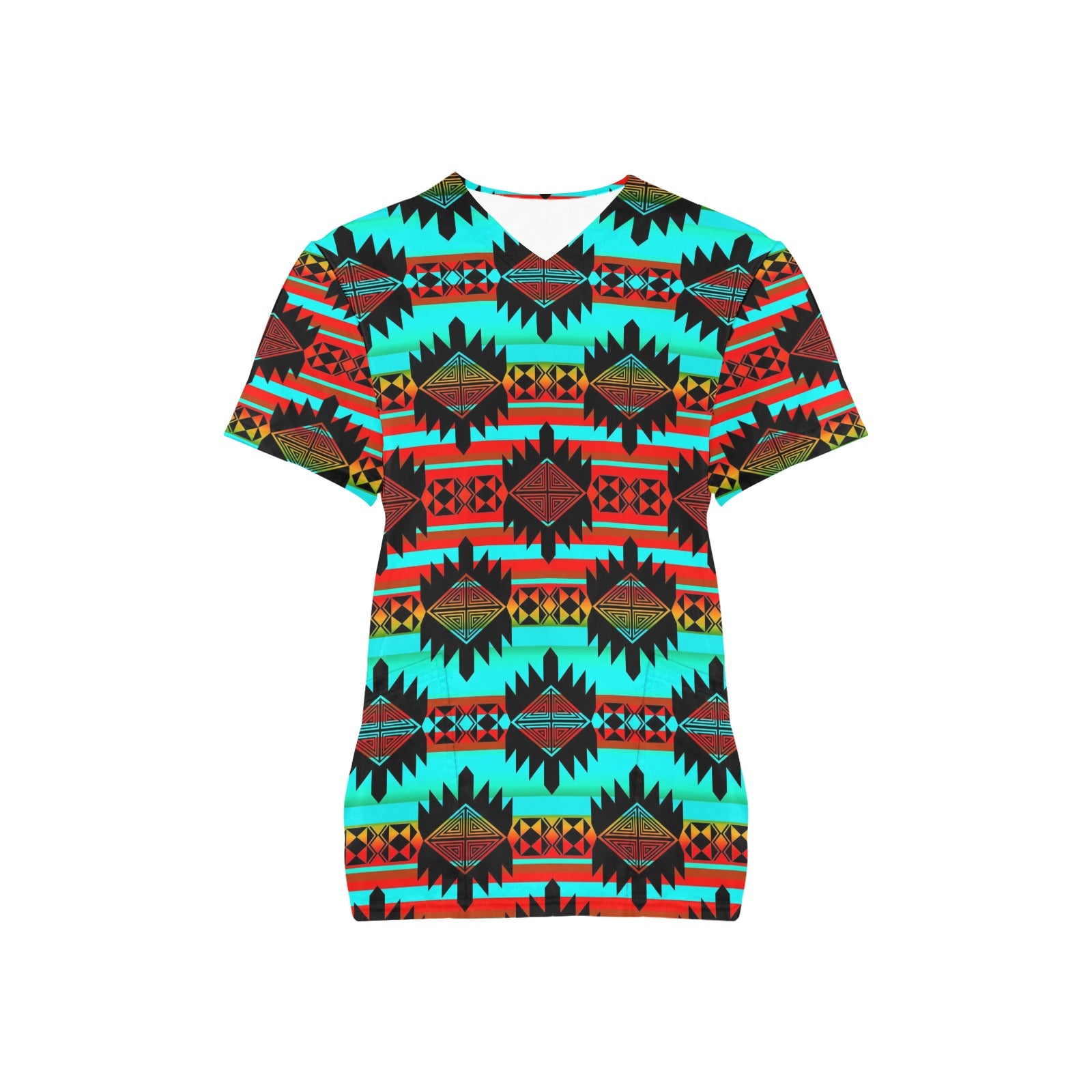Okotoks Arrow Scrub Top