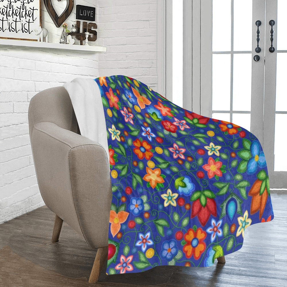 Morning Harmony Sapphire Ultra-Soft Micro Fleece Blanket 50"x60"