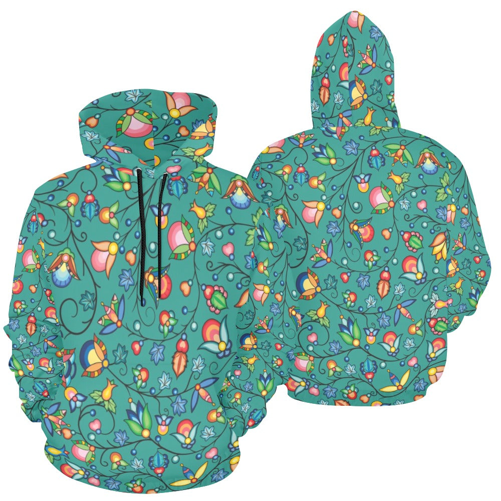 Prairie Plains Spirit Afternoon Sky Hoodie for Women (USA Size)