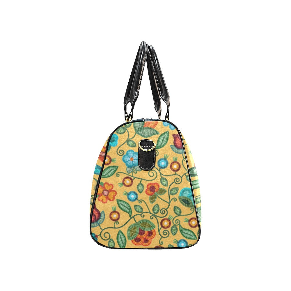 Prairie Fire Petals Honey Waterproof Travel Bag/Small