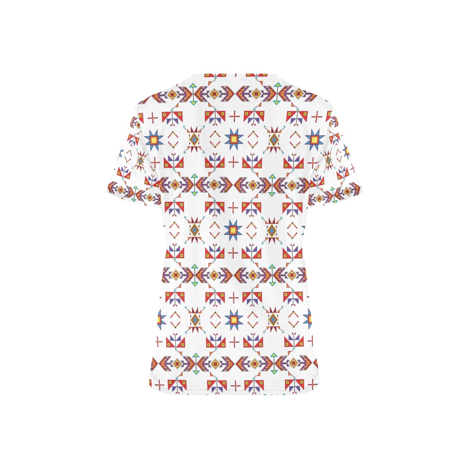 Scattered Generations White Scrub Top
