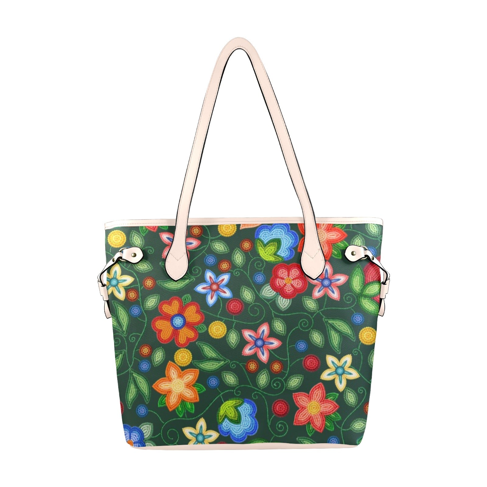 Morning Harmony Forest Clover Canvas Tote Bag