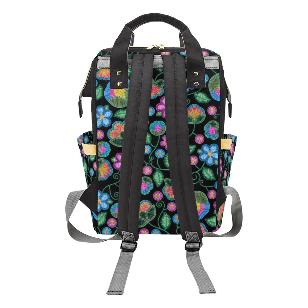 Turquoise Sunbeam Multi-Function Diaper Backpack/Diaper Bag