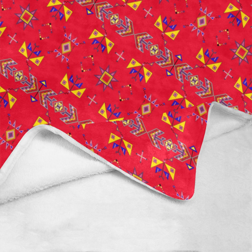 Scattered Generations Red Ultra-Soft Micro Fleece Blanket 40"x50"