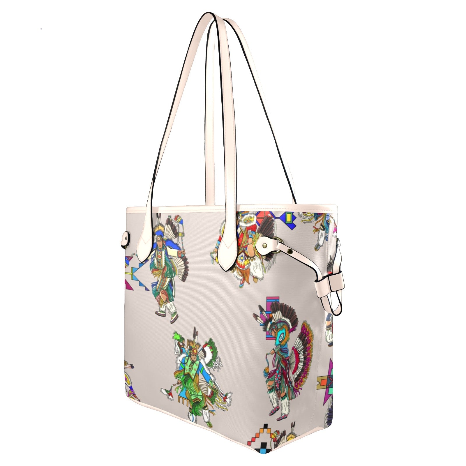Men's Fancy Dancers Muslin Clover Canvas Tote Bag