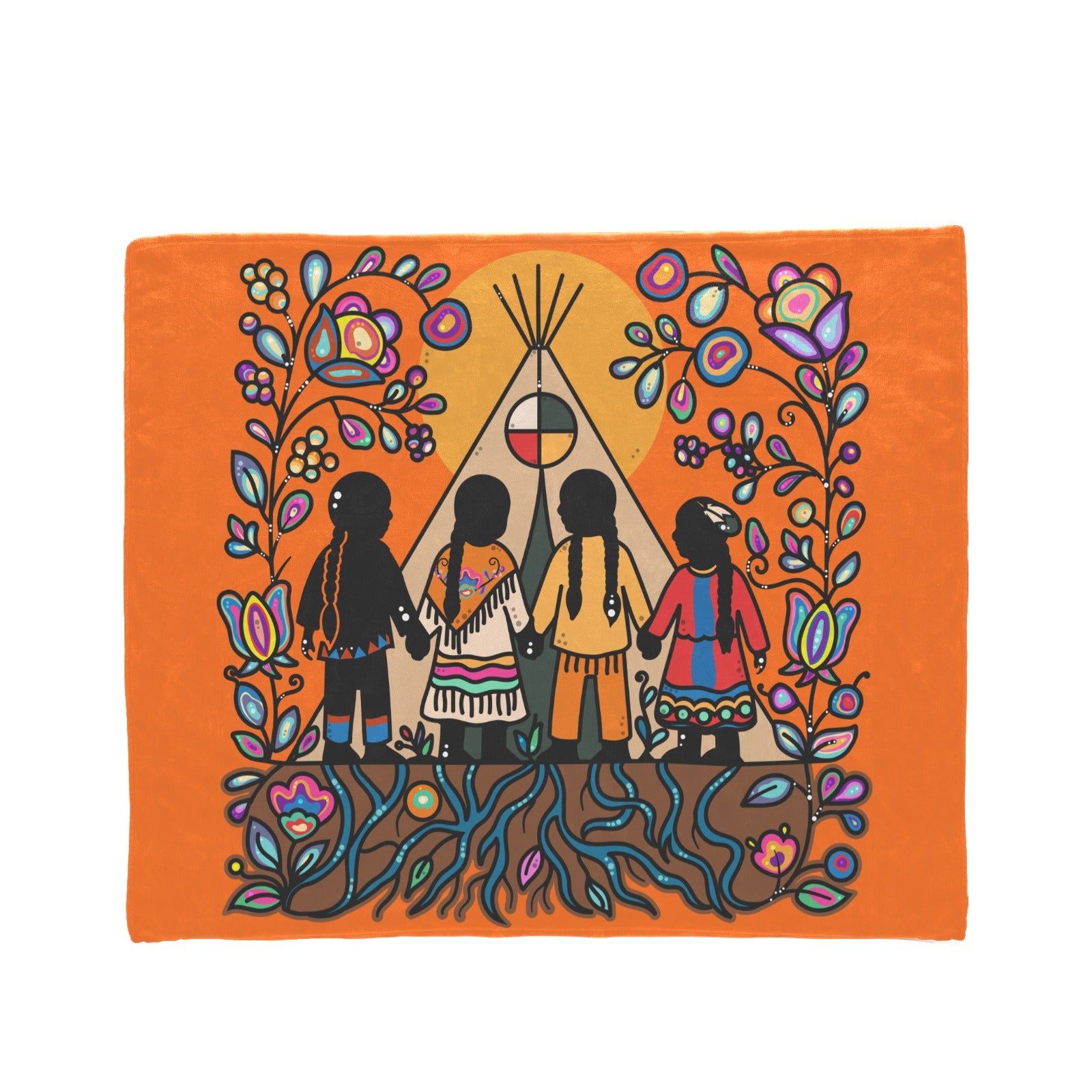 Rooted in Culture Ultra-Soft Micro Fleece Blanket 50"x40"