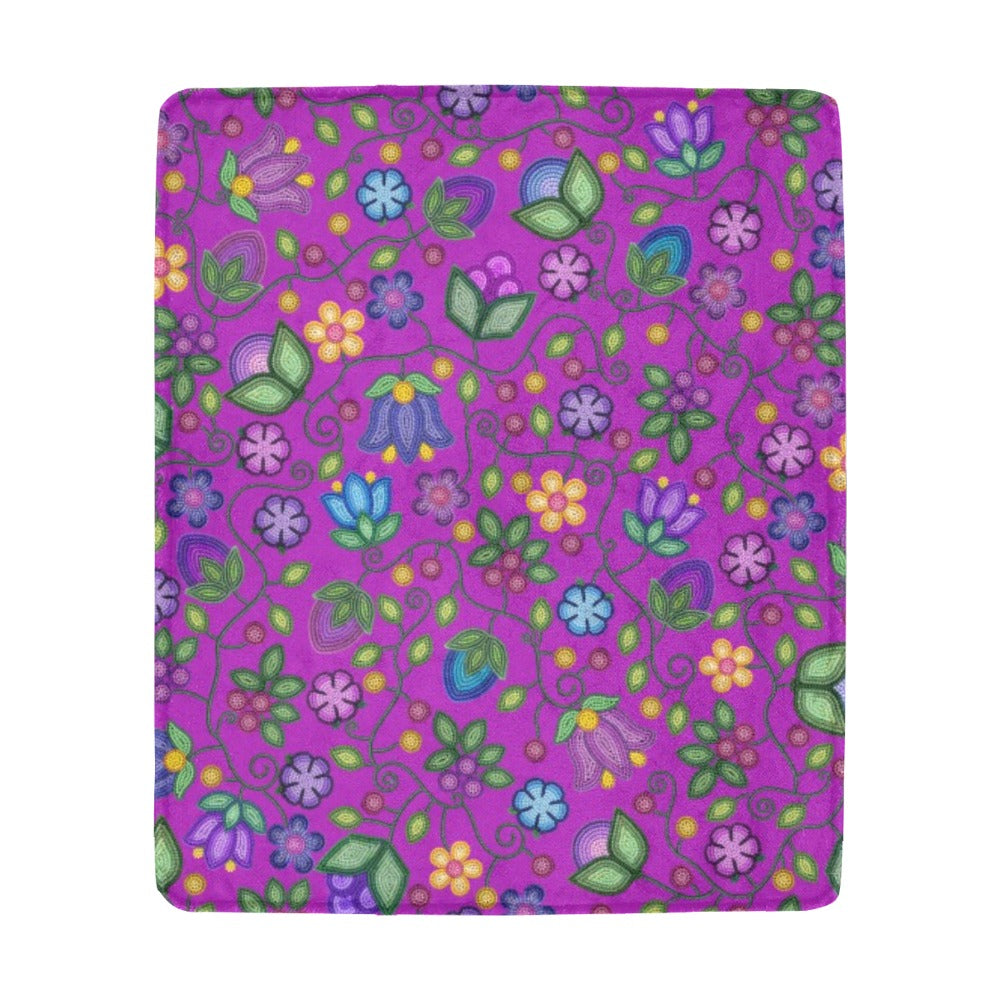 Bloom Uplift Purple Ultra-Soft Micro Fleece Blanket 50"x60"