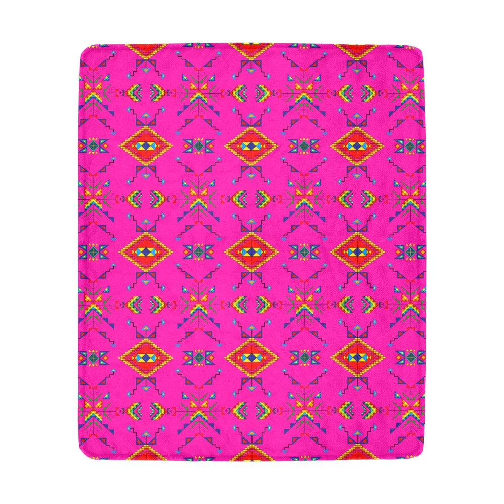 Buffalo Jump Pink Ultra-Soft Micro Fleece Blanket 50"x60"