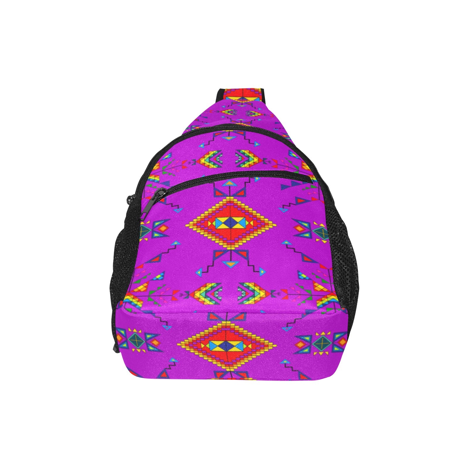 Buffalo Jump Purple Chest Bag