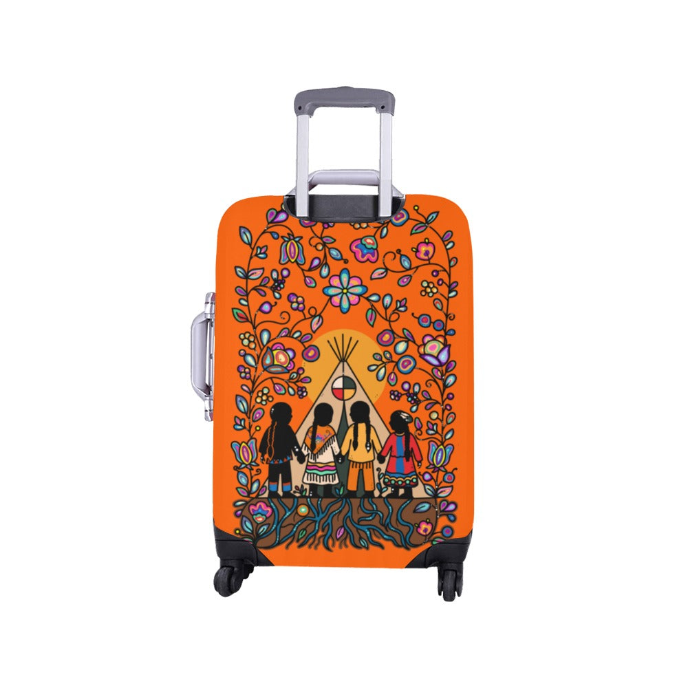 Rooted in Culture Luggage Cover/Small 18"-21"