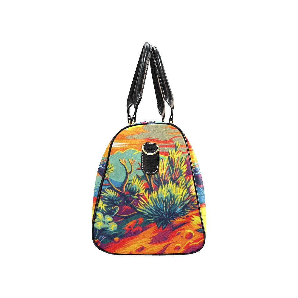 Happy Hummingbirds Waterproof Travel Bag/Small