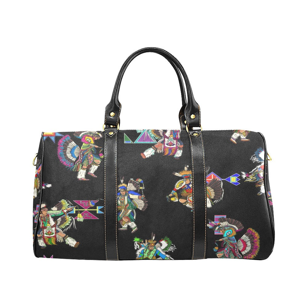 Men's Fancy Dancer Black Waterproof Travel Bag/Small