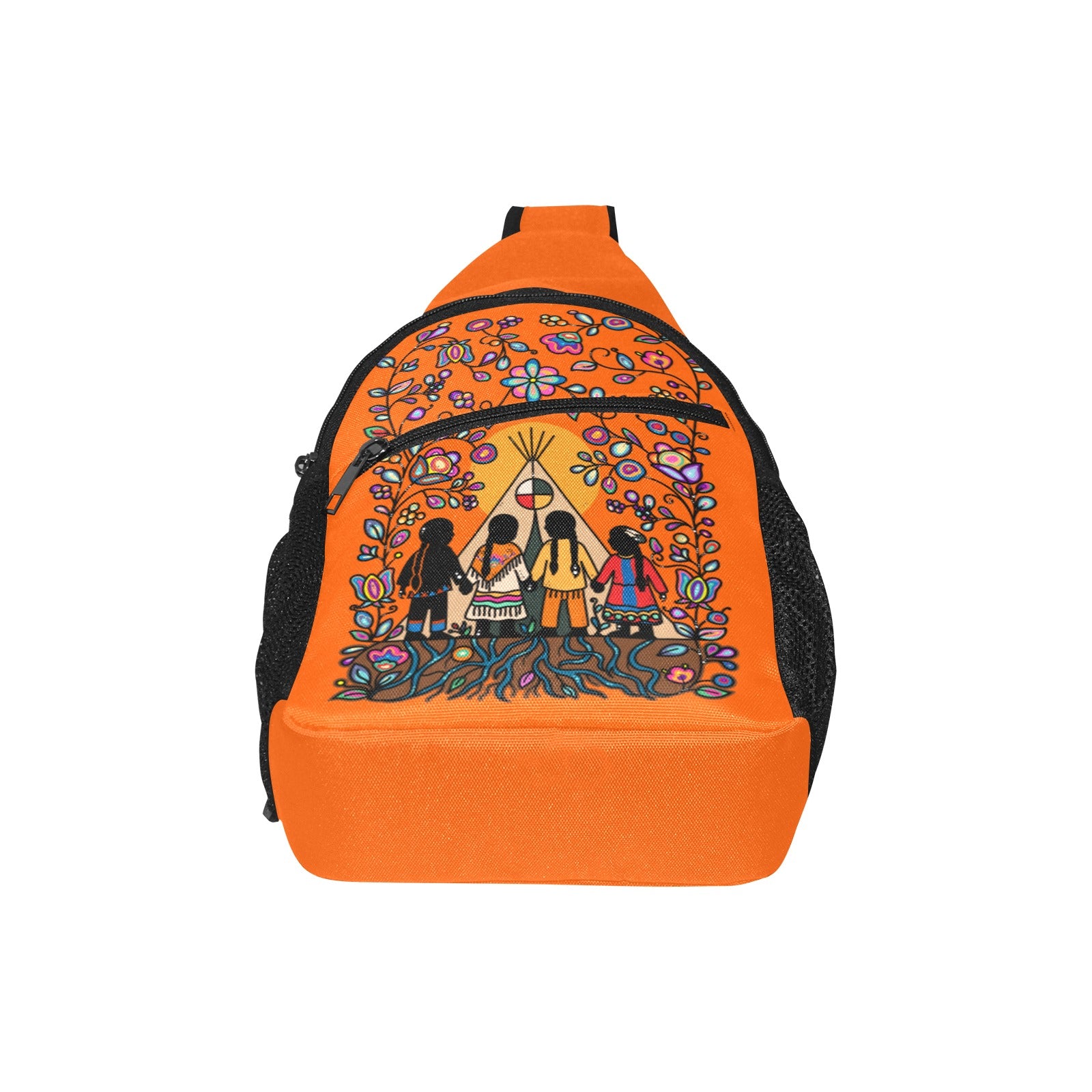 Rooted in Culture All Over Print Chest Bag