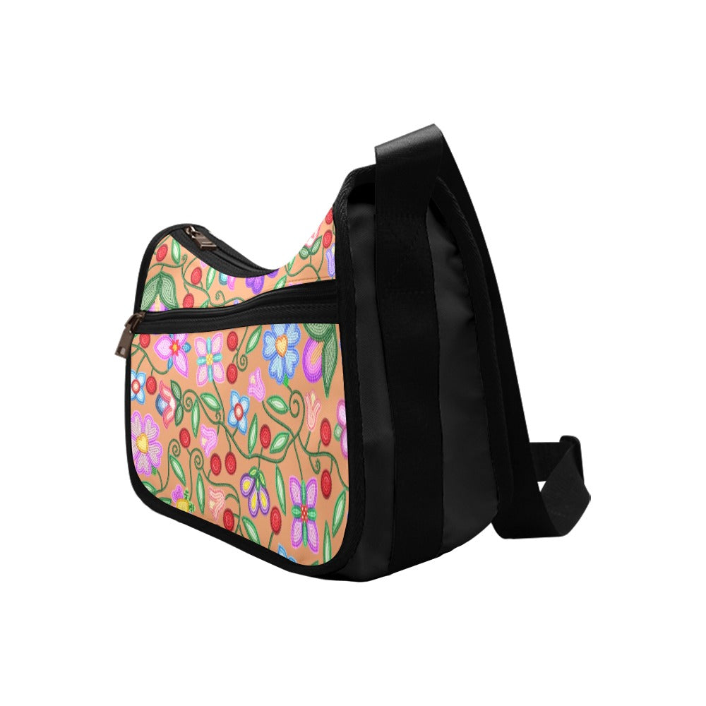 Petal Harmony Terracotta Crossbody Bag